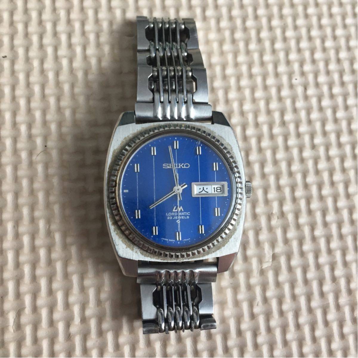 SEIKO LM/LORD MATIC 23石 自動巻き 動品 セイコー ロードマチック 23石