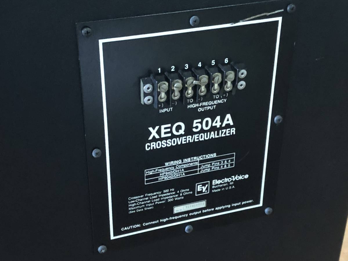 片方 ジャンク 両方音出しok スピーカーペア]EV Electro Voice XEQ