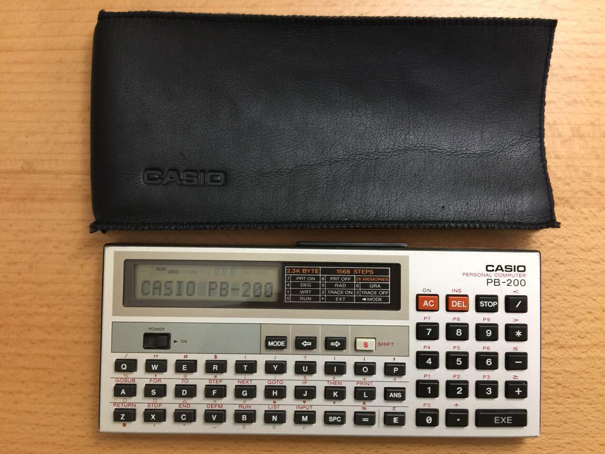 レトロCASIO ポケットコンピュータ レア物 CASIO】Z-1 POCKET COMPUTER ポケットコンピュータ ポケコン 電卓