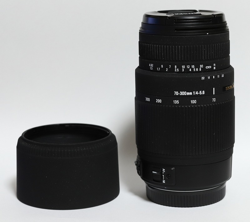 SIGMA DG 70-300mm F4-5.6 OS フルサイズ対応 手ぶれ補正付き AF大きな