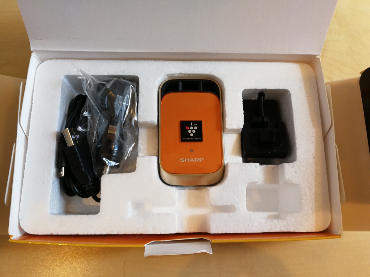 中古シャープ シャープ イオン発生機 車用 カーエアコン取付タイプ