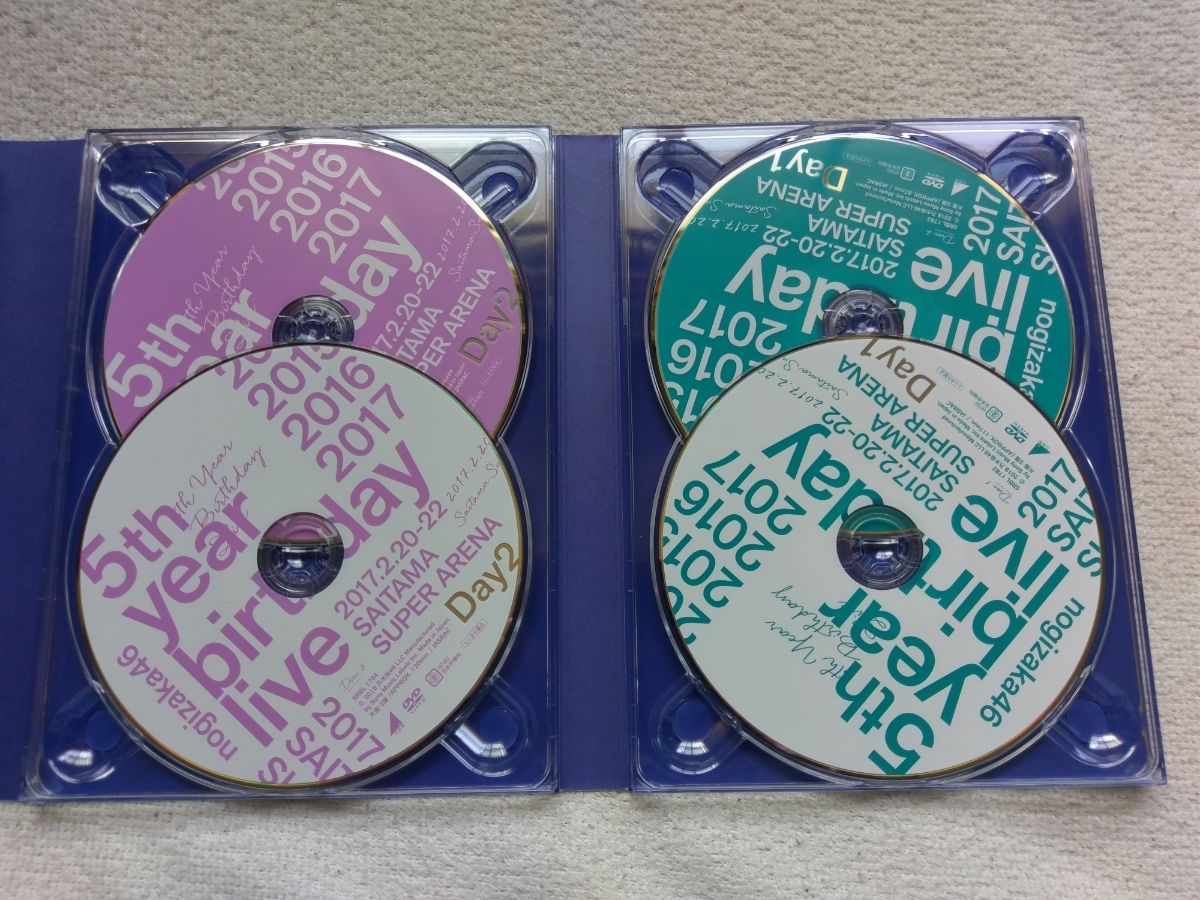 乃木坂46 5th year Birthday Live 完全生産限定盤 DVD7枚組 ☆送料無料