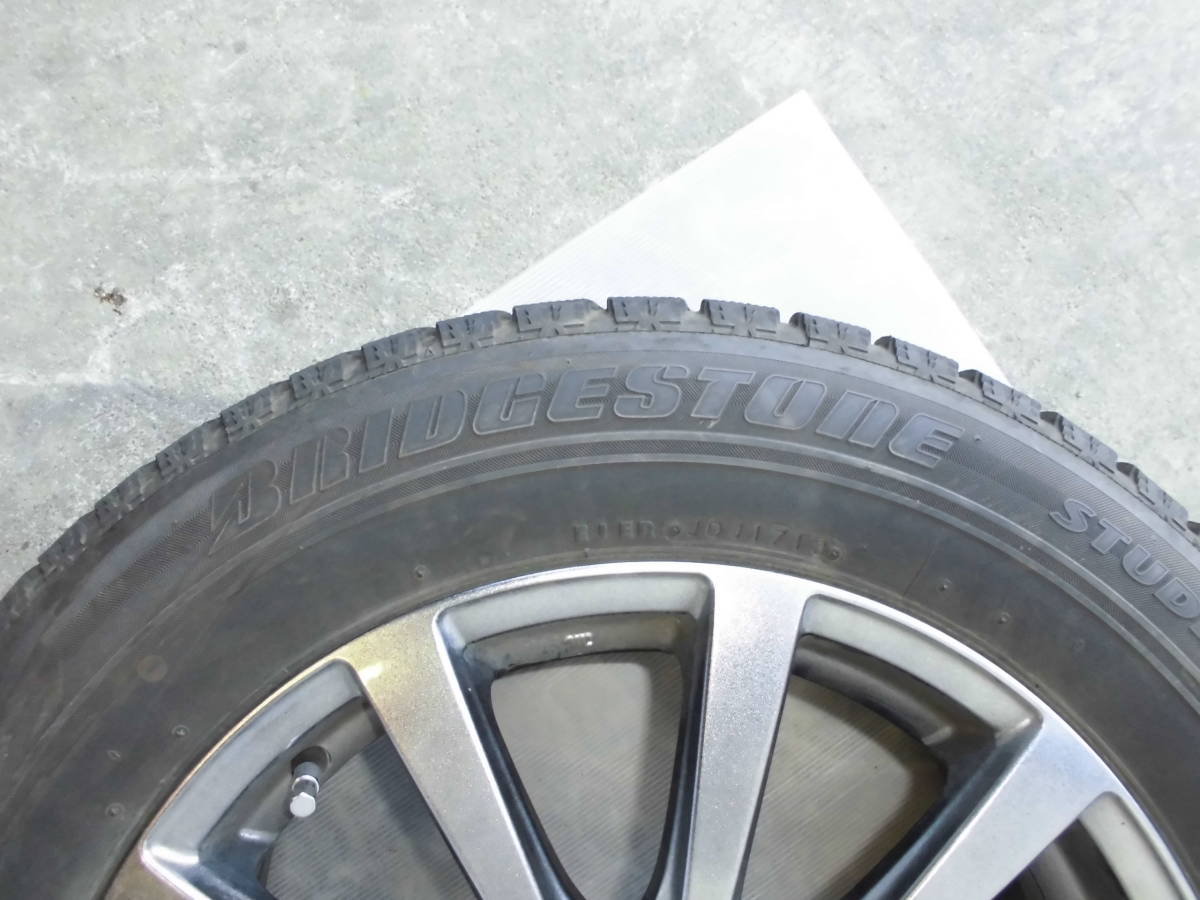 ☆ブリジストン 215／60R17 96Q スタッドレスタイヤ アルミ MANARAY