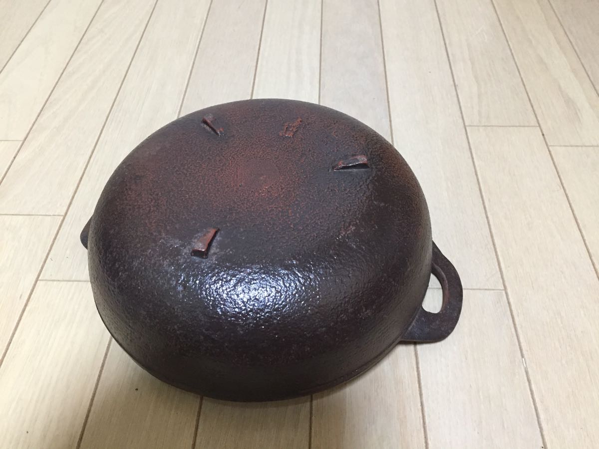 山王堂 天ぷら鍋 久慈 砂鉄鍋 24cm 久慈砂鉄鉄器 南部鉄器 希少 鋳鉄の