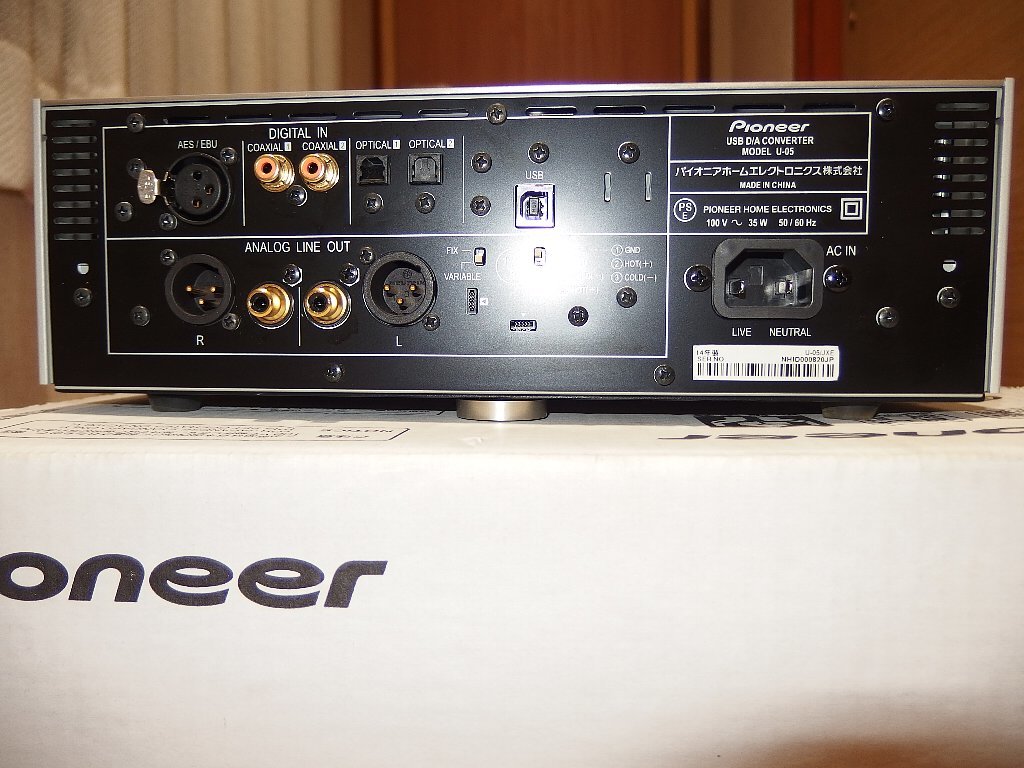 Pioneer　パイオニア　USB　DAC　U-05　ワンオーナー中古美品 DAC ヨドバシ.com パイオニア U-05 Pioneer 禁断の設定\u201dを開放!?\u2015\u2015パイオニアが投入したUSB-DAC「U-05」の