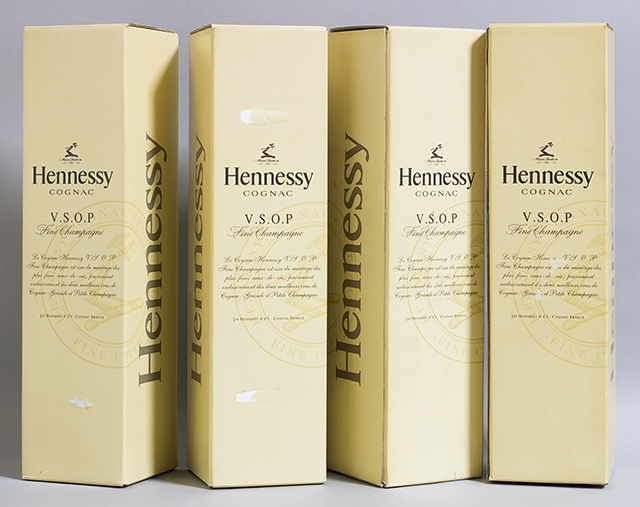 未開栓古酒｜Hennessy：ヘネシー｜V.S.O.P｜4本セット｜元箱付｜700ml