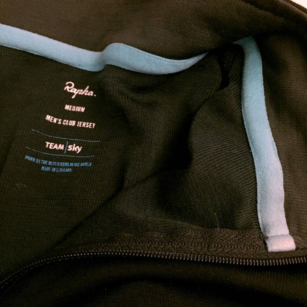 数量限定商品 【中古】Rapha Men's Club Jersey （ラファ メンズクラブジャージ） （チームスカイモデル） サイズM