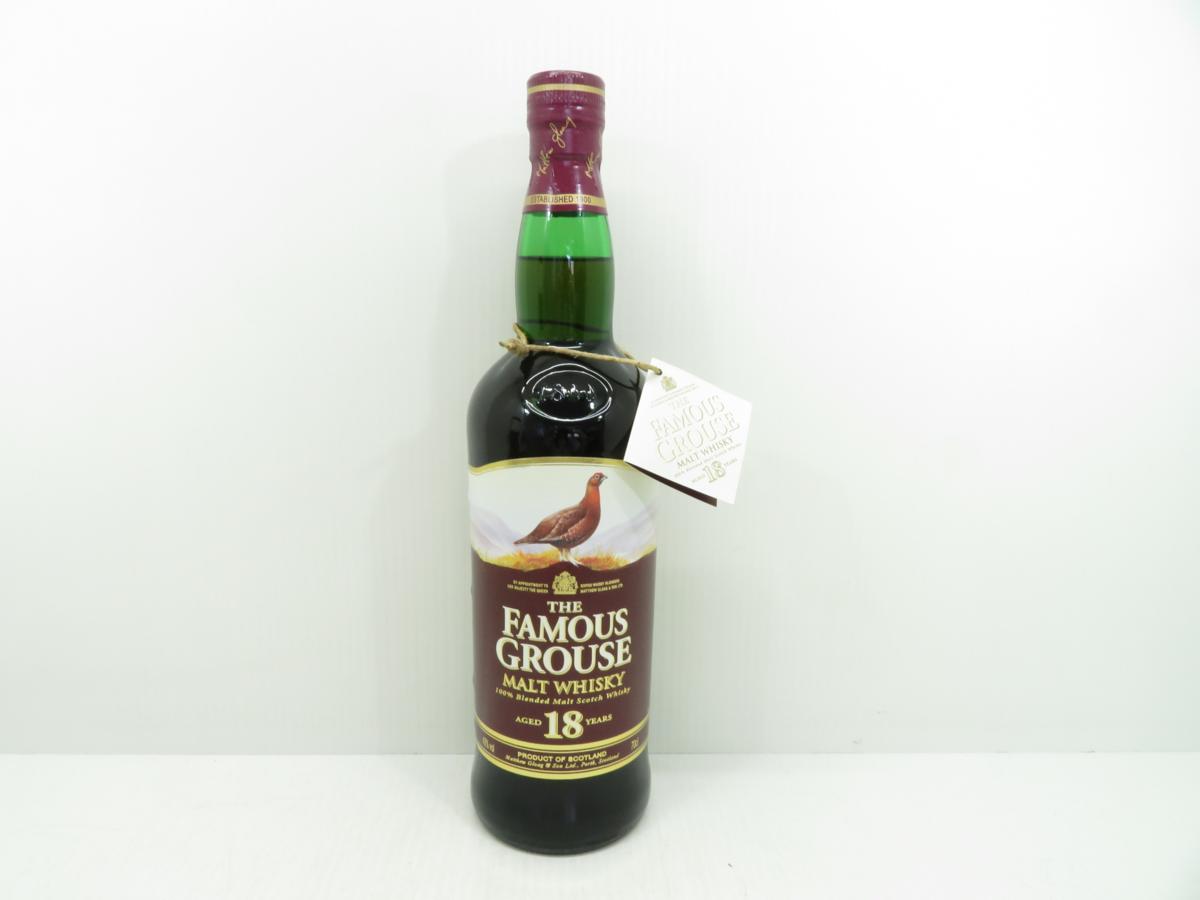古酒◇FAMOUS GROUSE/フェイマスグラウス 18年 スコッチ 箱付 700ml 43 