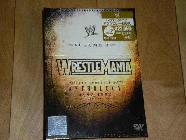 DVD WWE レッスルマニア・アンソロジーBOX3 ⅩⅤ-ⅩⅩⅠ 未開封DVD WWE