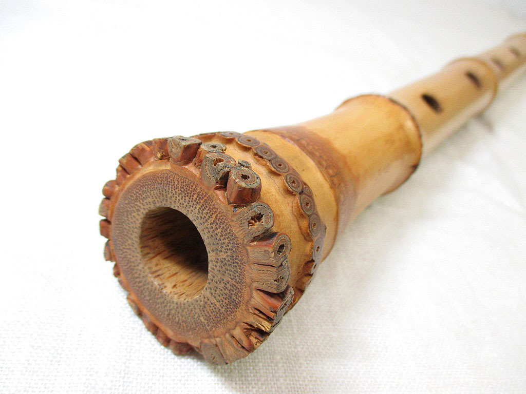 琴古流尺八 延べ管 地無し 検 和楽器 虚無僧 ☆3）竹雄造