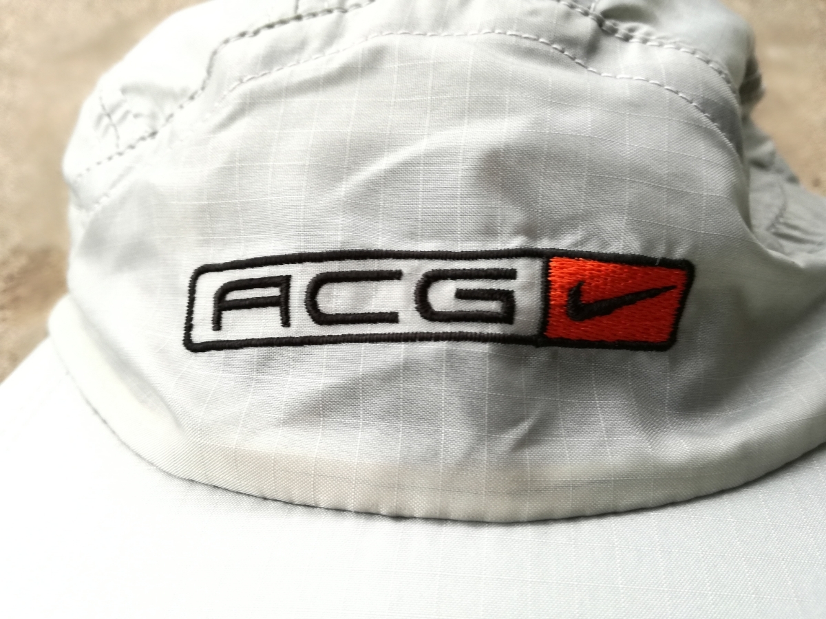 デッドストック【NIKE】ナイキ ”ACG” 90s ナイロンキャップ ジェット