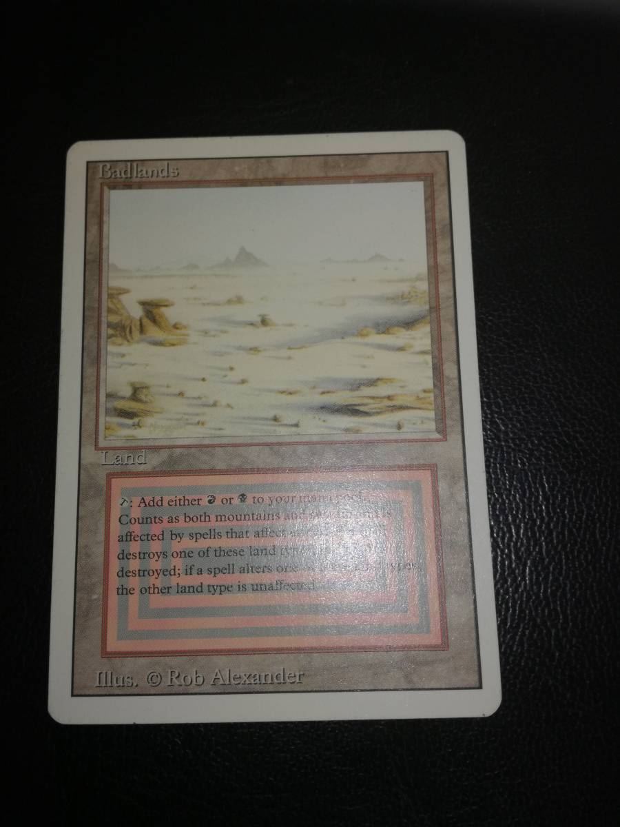 MTG □MTG 3RD デュアルランド badlands 3ED 英語 リバイズド デュアル