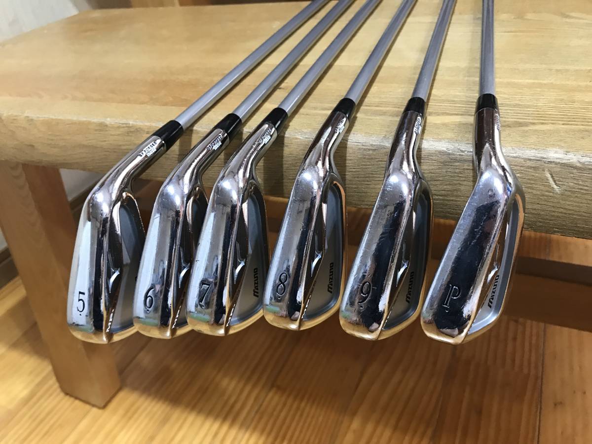 中古 ミズノ MP-55 MITSUBISHI RAYIN OTi-85 フレックスR　5～PW 6本セット 養老　カーボンシャフト_2