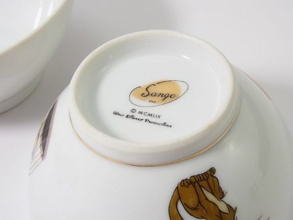 C6692 60 S Vintage ウォルトディズニープロダクション 101匹わんちゃん 三郷陶器 Sango Japan ラッキー チブス軍曹 食器 茶碗 2客セット ディズニー 売買されたオークション情報 Yahooの商品情報をアーカイブ公開 オークファン Aucfan Com