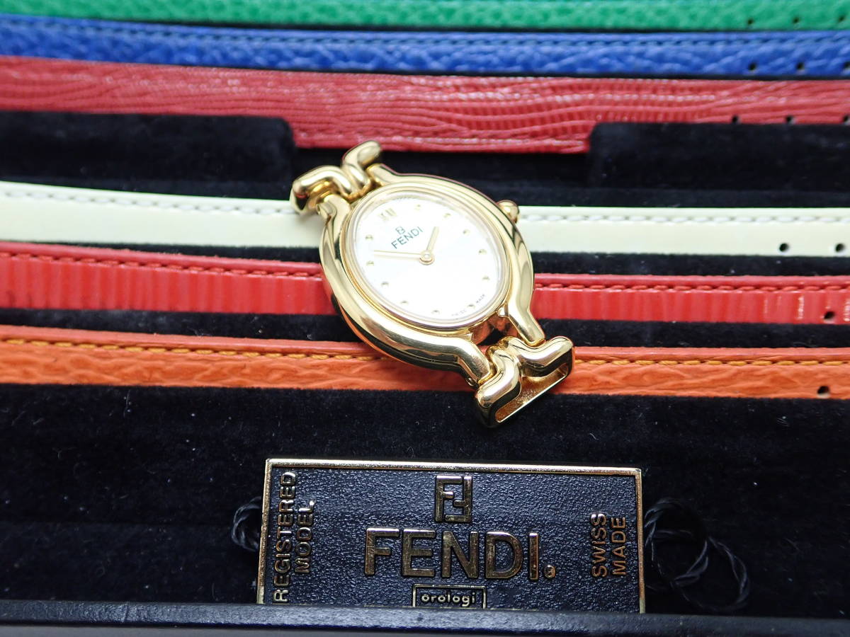 【個人保管品】FENDI フェンディ 640L レディース時計 【動作未確認】