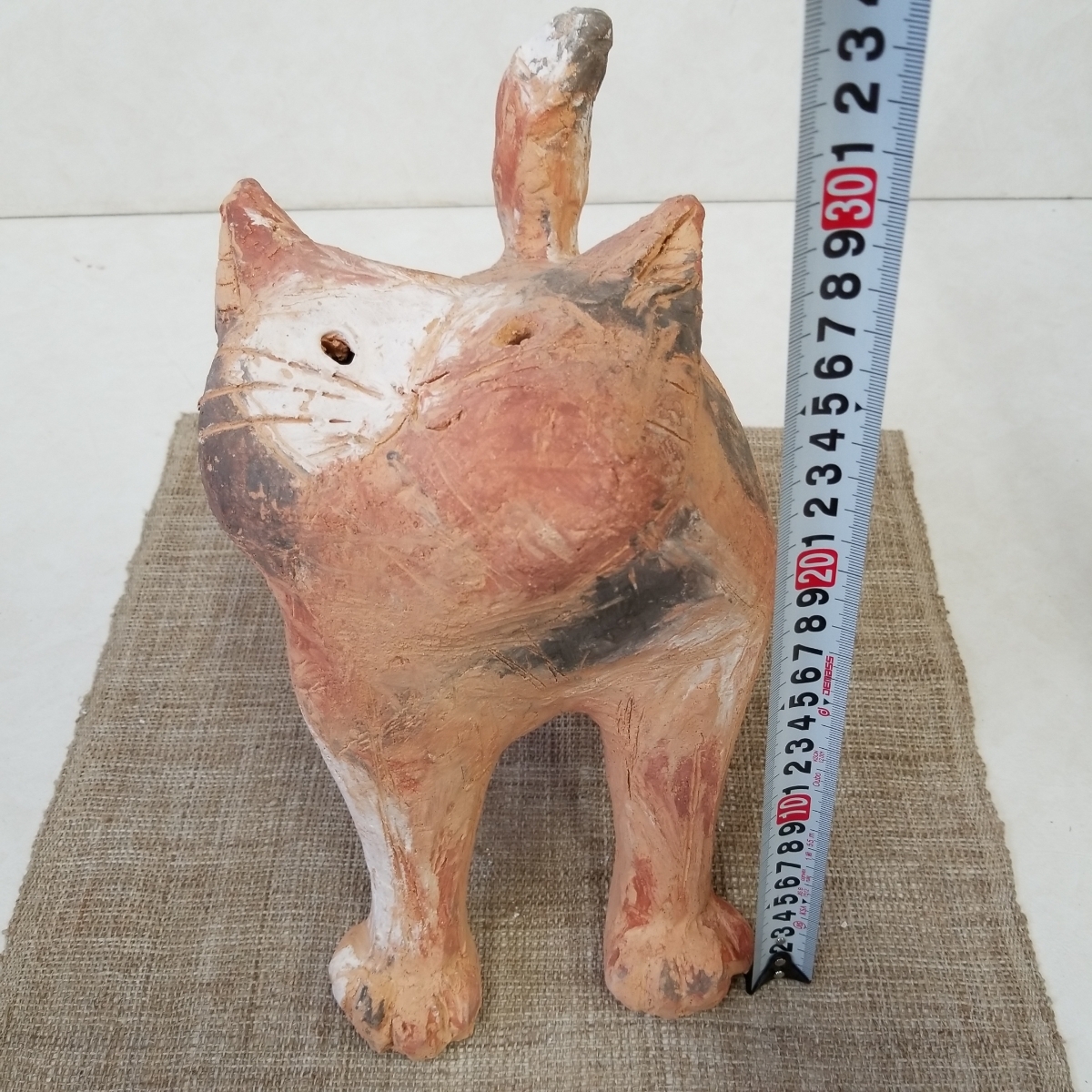 長島伸夫　テラコッタ　壁飾り　ねこ　猫　ネコ　ネコと少女 長島伸夫 Yahoo!オークション テラコッタ 「長島伸夫」の落札相場