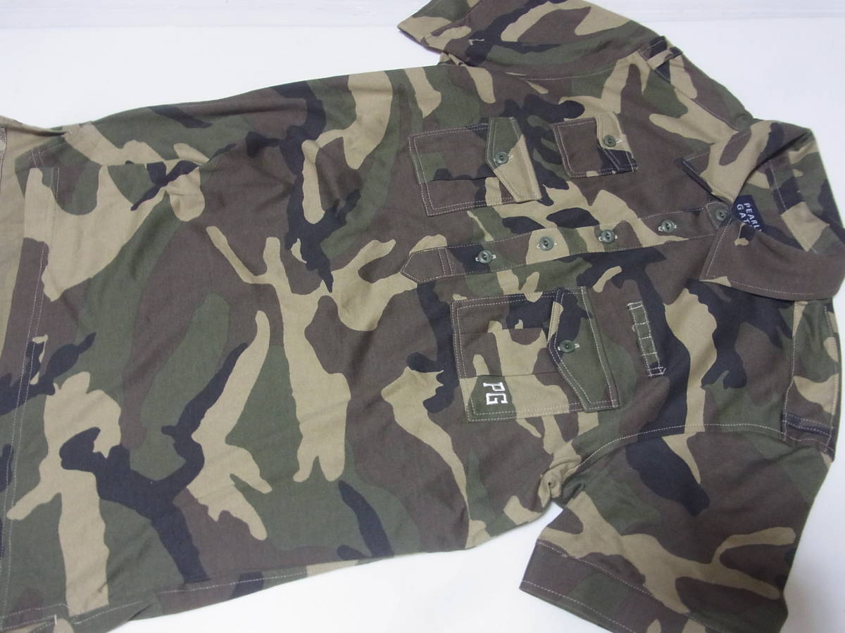 PEARLY GATES カモフラ柄 ポロシャツ 半袖 6 XL 【公式通販】
