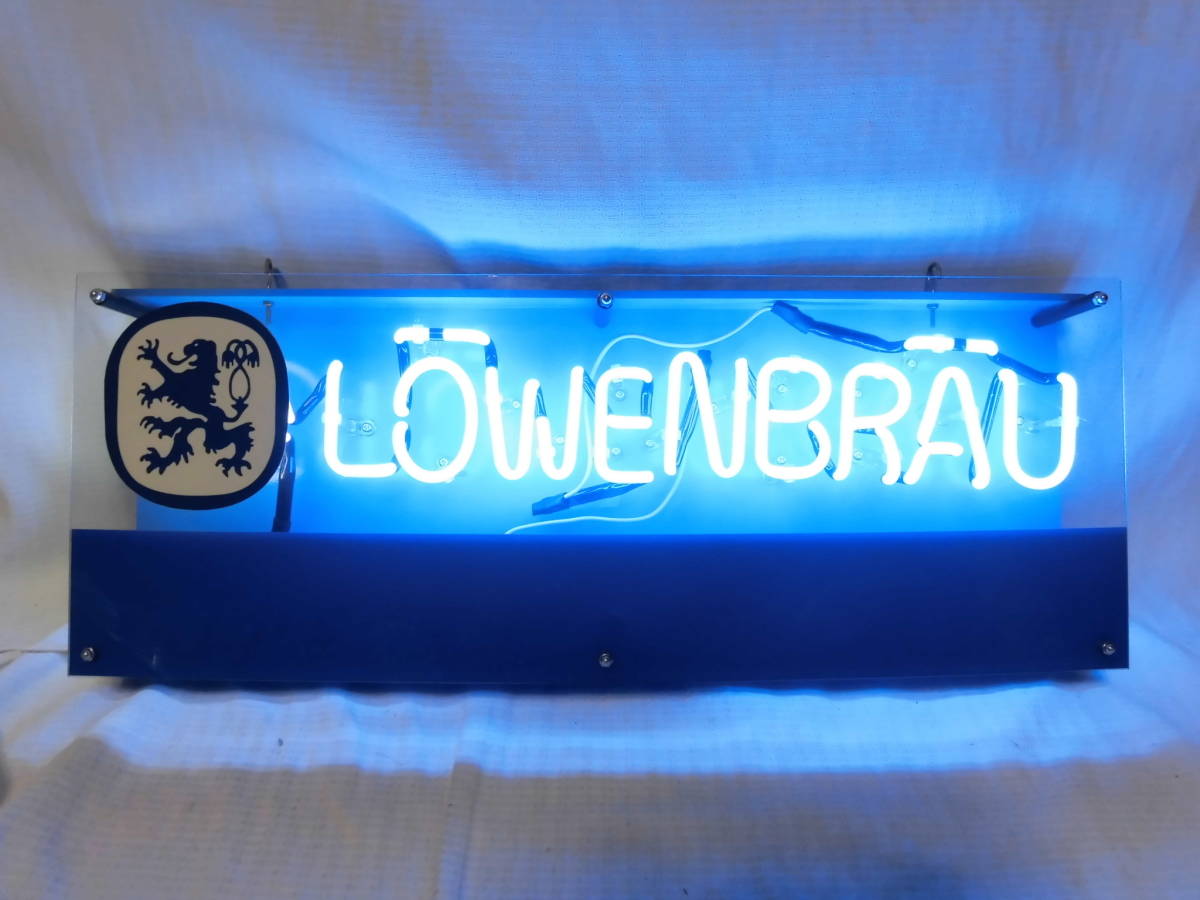 ◇ドリーム尼崎1号館◇ レーベンブロイ　ネオンサイン ◇ドリーム尼崎1号館◇ ☆LOWENBRAU レーベンブロイ ネオン管 看板