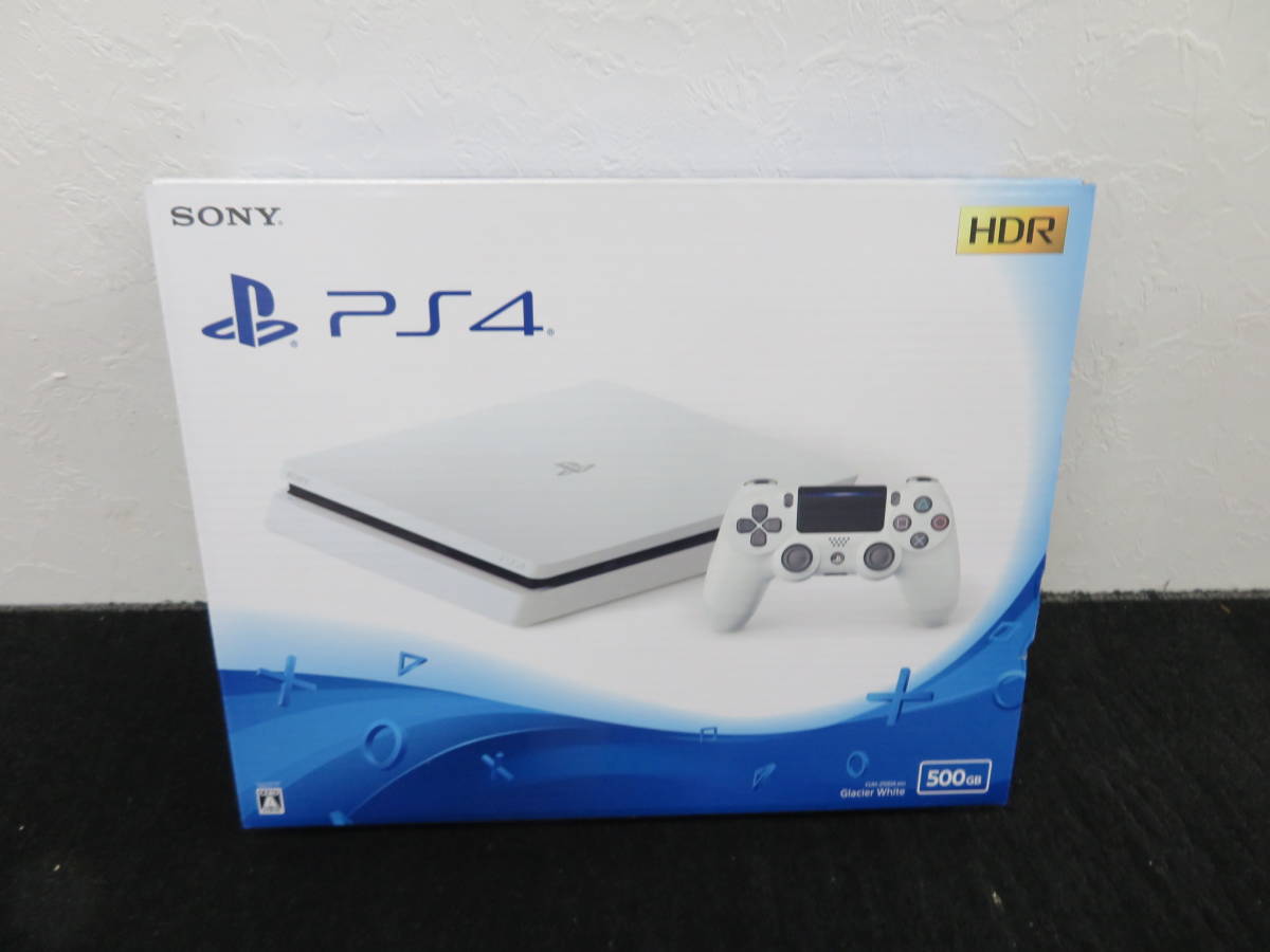 la88-26)未使用品 PS4 500GB ホワイト 白 CUH-2100A グレイシャー 
