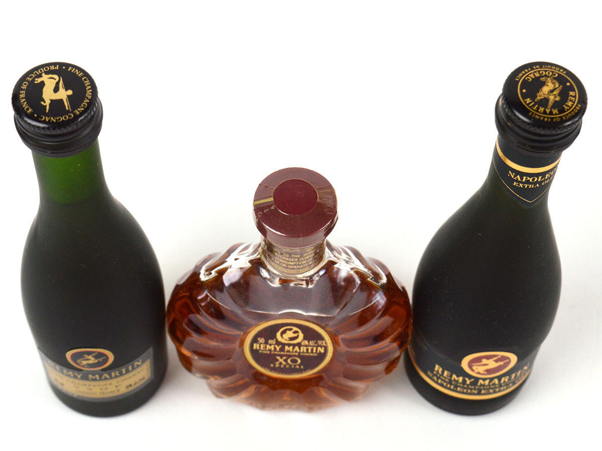 61072古酒◇未開栓 REMY MARTIN レミーマルタン ミニボトル3本セット