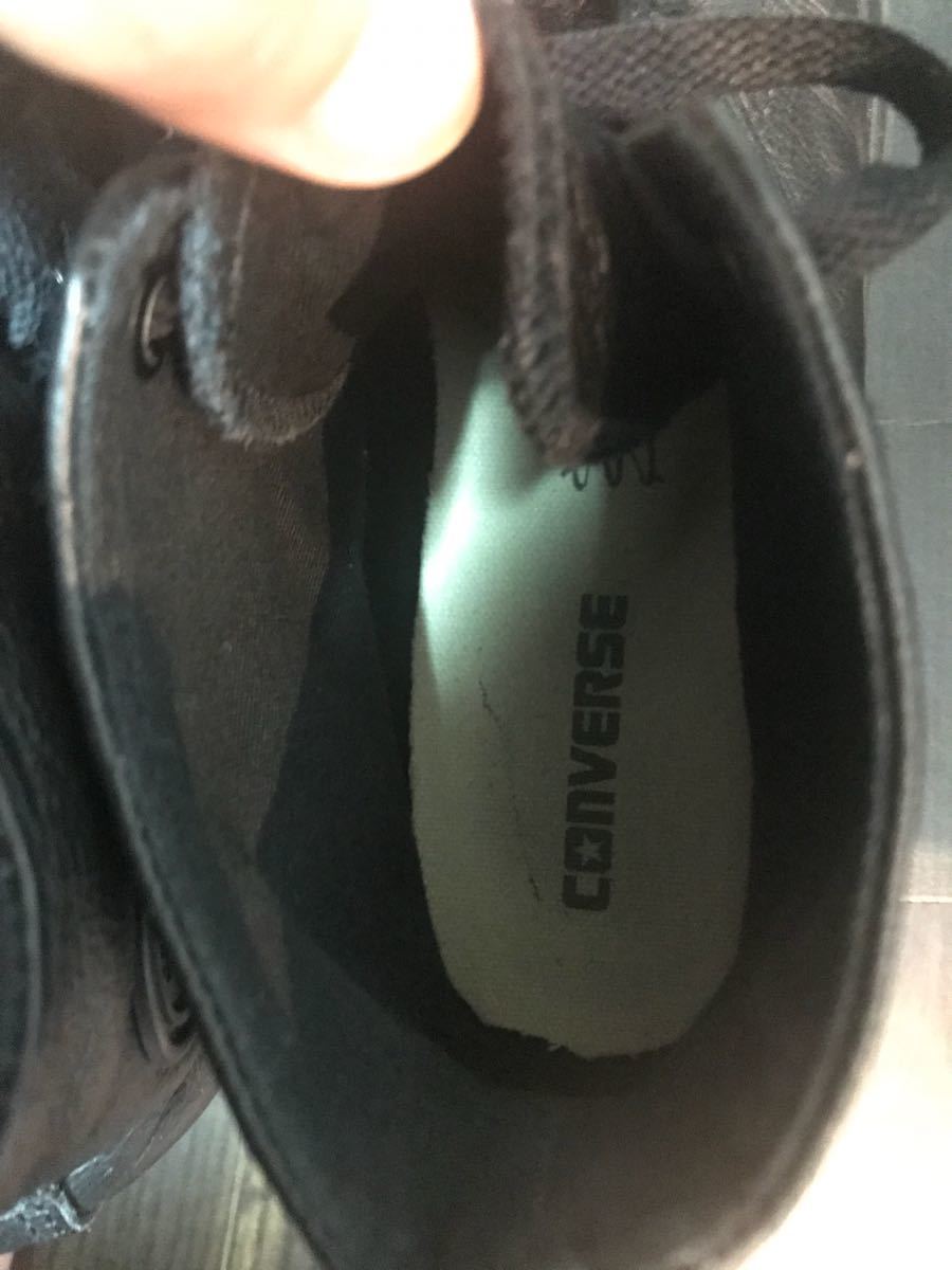 オールスター コンバース HI STAR ALL 同じコンバースのオールスターのブラックなのに、見た目も機能も全然 【希少・美品】コンバース レザー オールスター ハイカット モノクローム 海外企画 ブラック 黒 チャックテイラー 海外限定