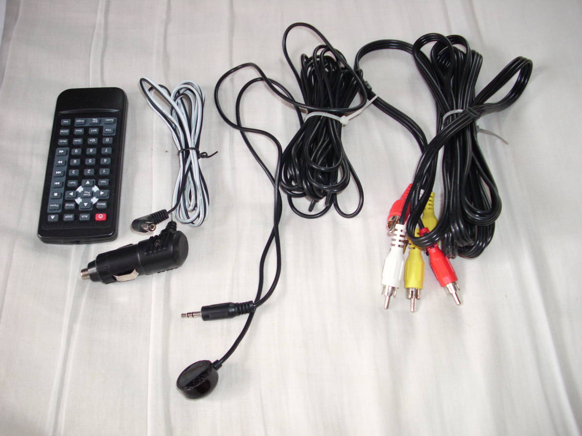 車載用1DIN DVDプレーヤー L&V LV-108 動作確認品 映像・音声入出力各 