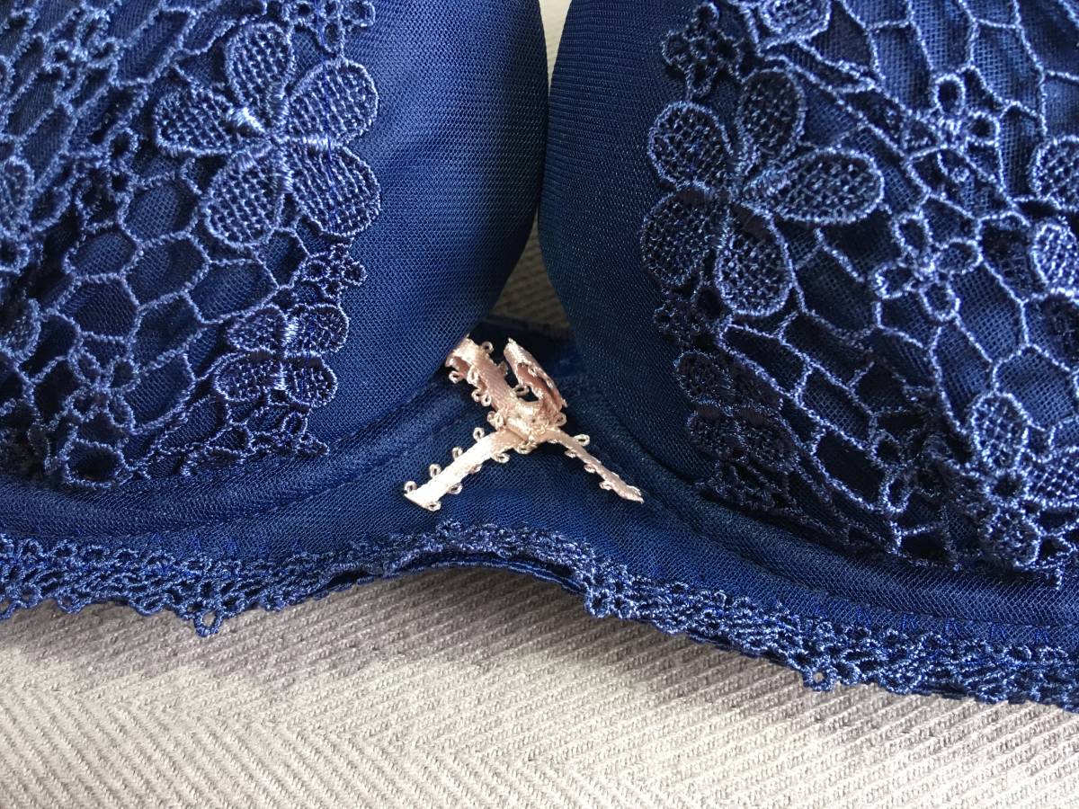 新品 タグ付き ワコール アンフィ amphi E65 M レース 花柄 刺繍  