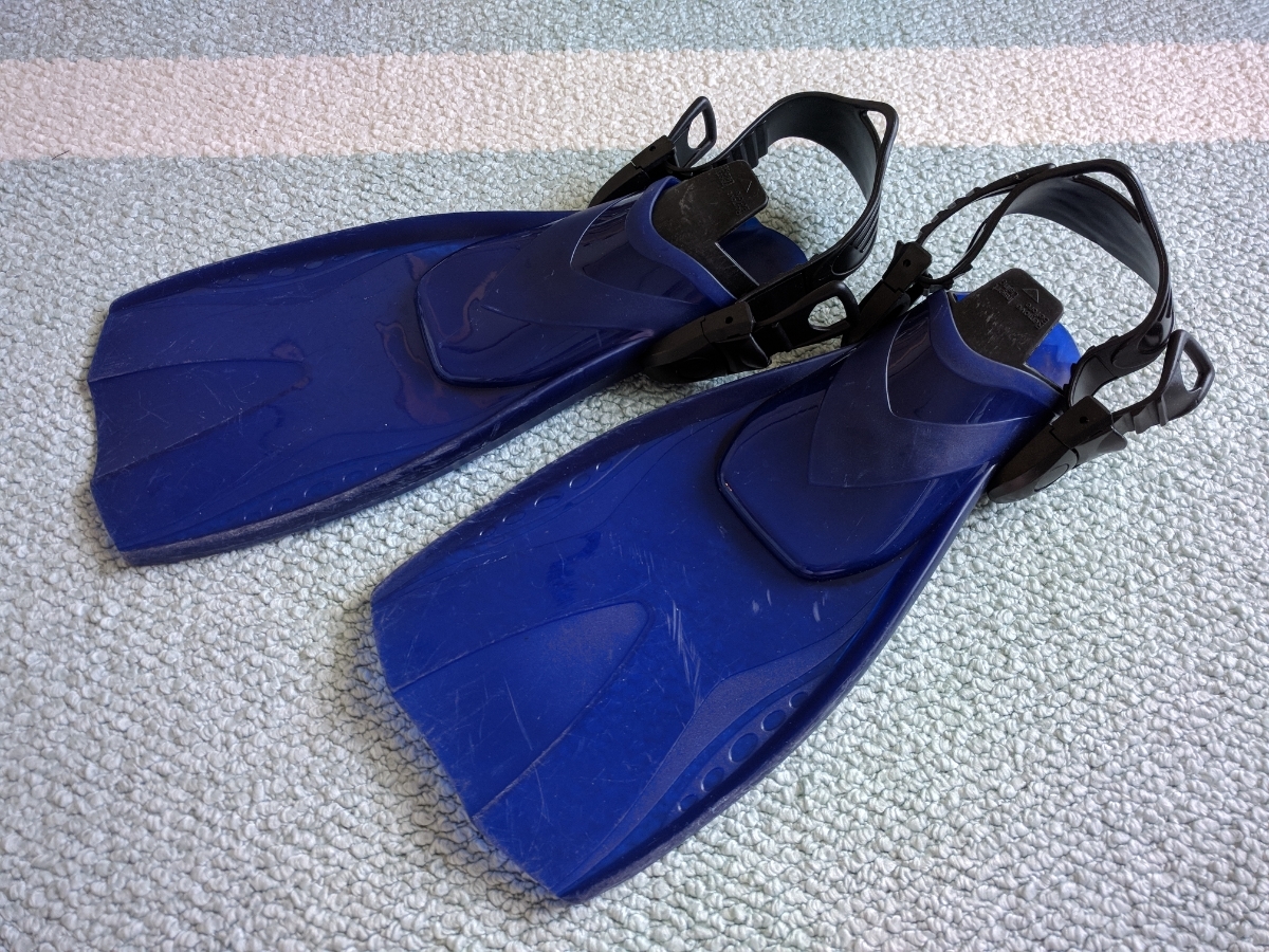 シュノーケリングフィン☆子供用◆20cm前後_1