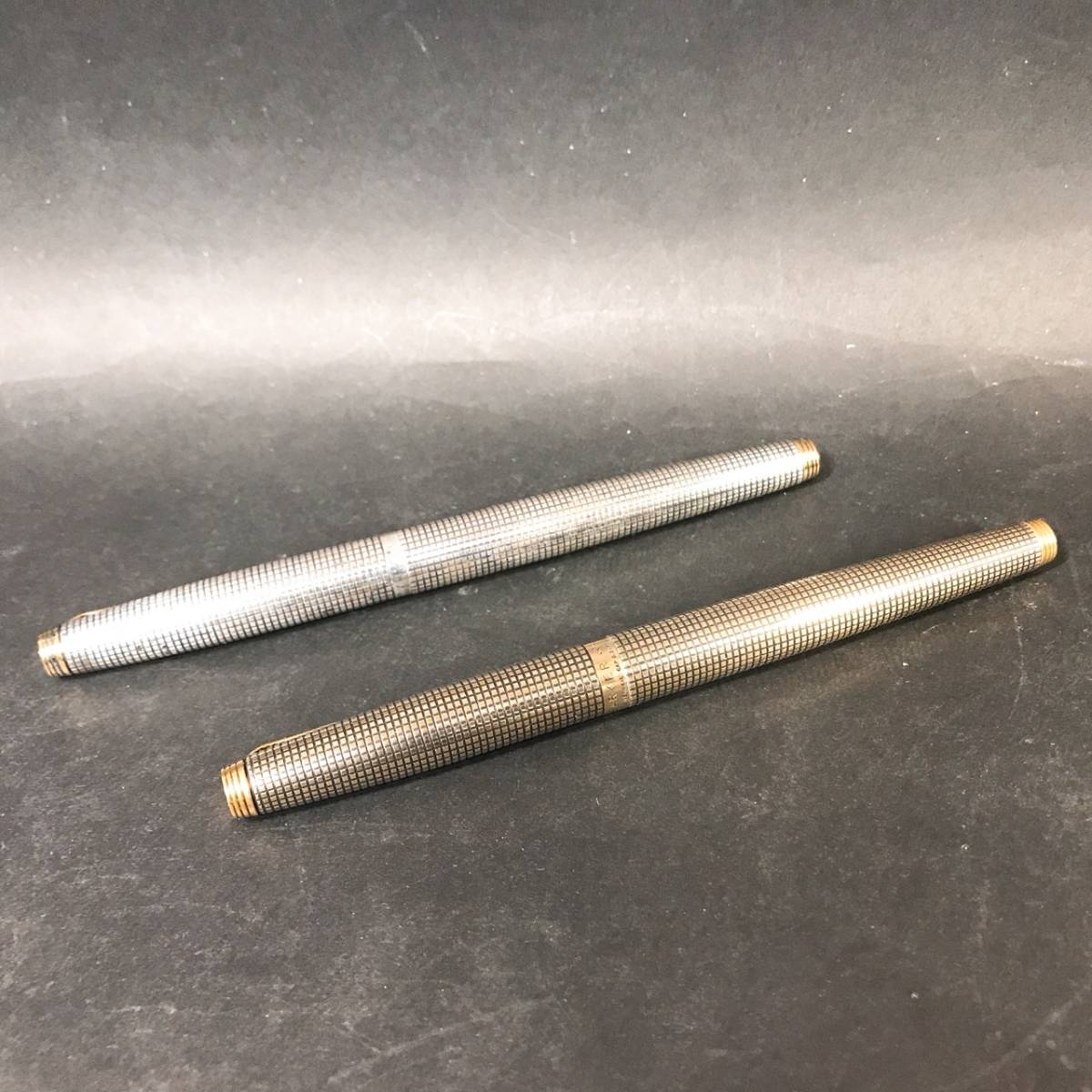 PARKER 万年筆 ・ パーカーペン先14K POINT 刻印 STERLING CAP&BARREL