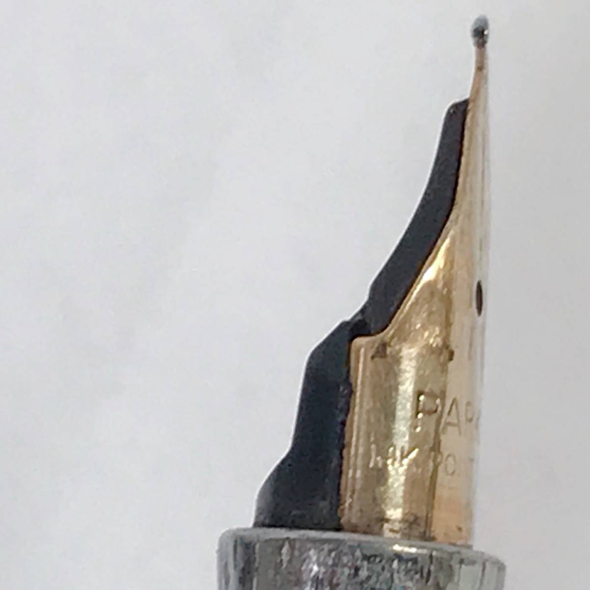 PARKER 万年筆【訳あり】STERLING &14K G.F.ペン先14金 PARKER 万年筆 ・ パーカーペン先14K POINT 刻印 STERLING CAP&BARREL