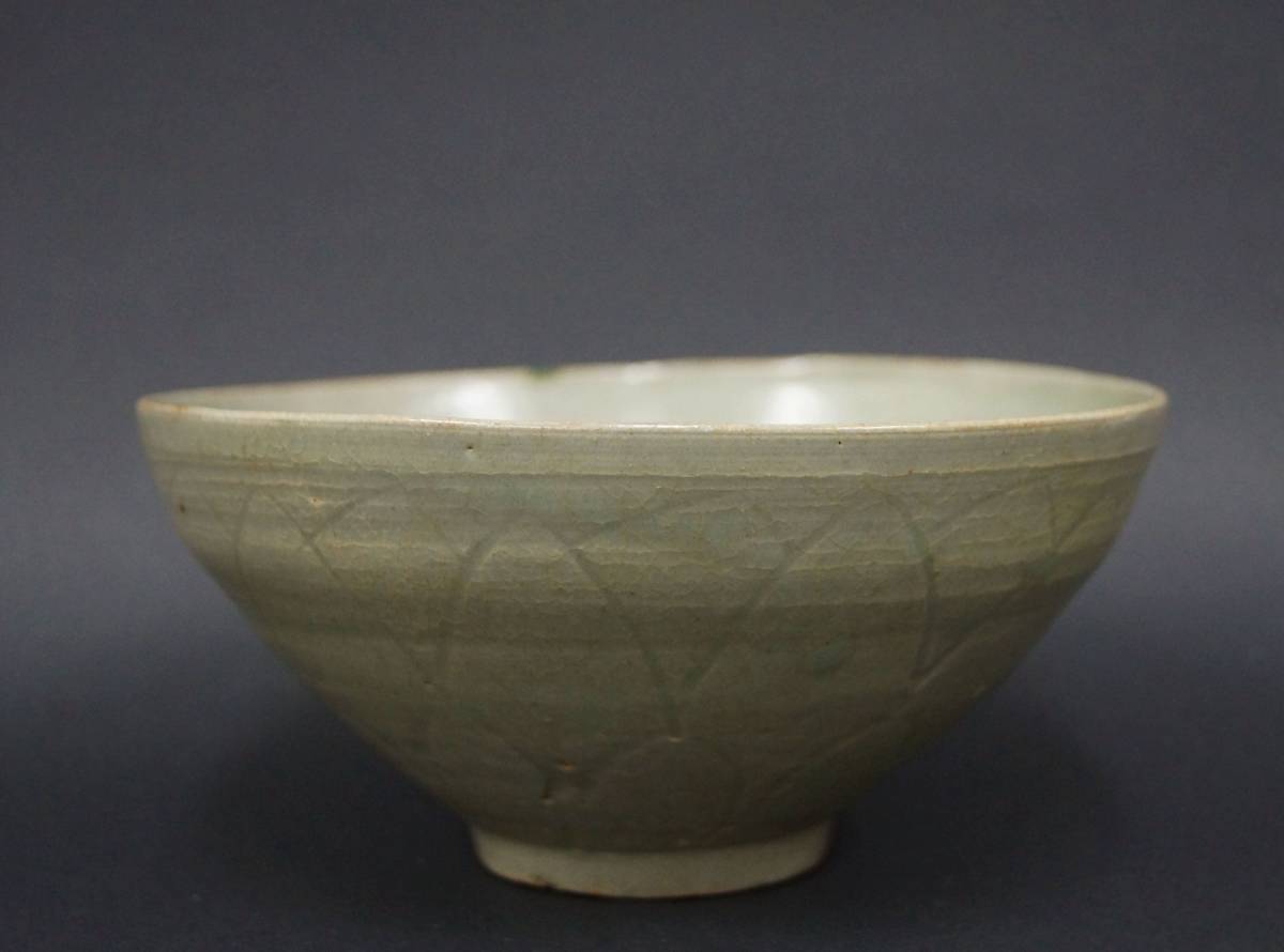 茶道具 井戸茶碗 李朝 茶碗 高麗 朝鮮美術 李 李朝茶碗 完品 ::