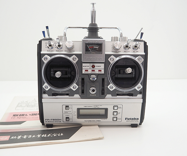 動作未確認 Futaba FP-8SGH F3Cヘリ用 FM 8チャンネル 5サーボ プロポ 