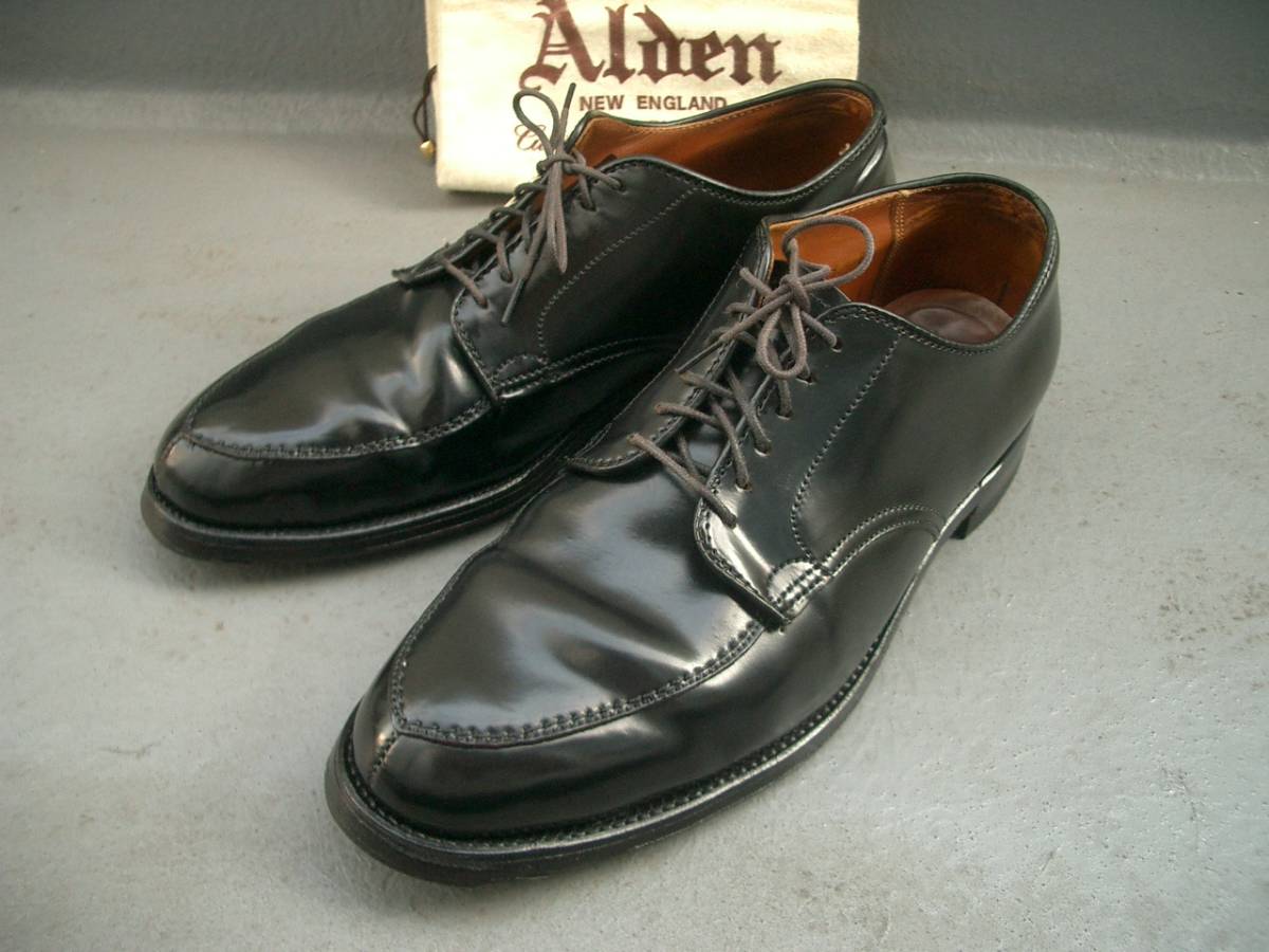 オールデン コードバン 0 Vチップ Alden ALDEN | - 1 ビジネス 黒 2 U 