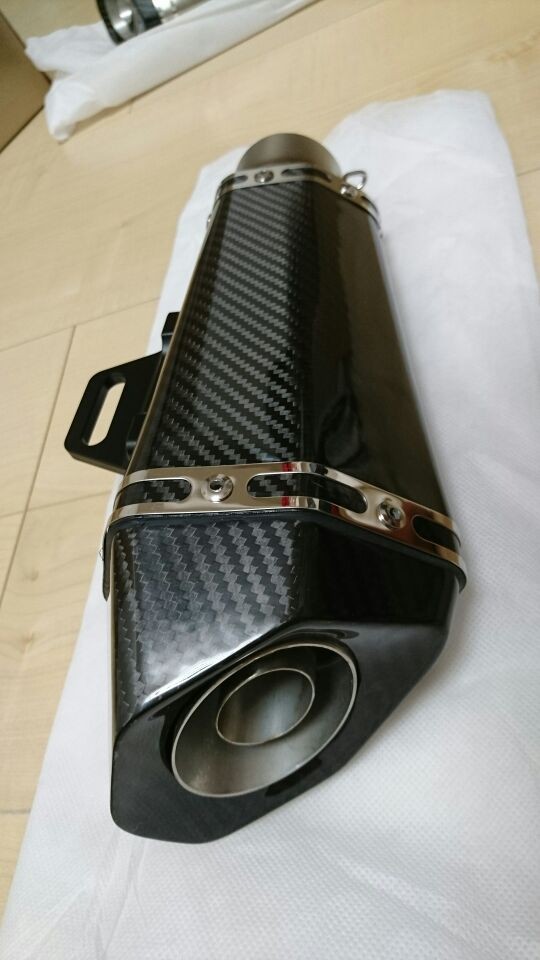 サイレンサー | マフラー CARBON (550MM 60.5MMカーボン 汎用! 60.5