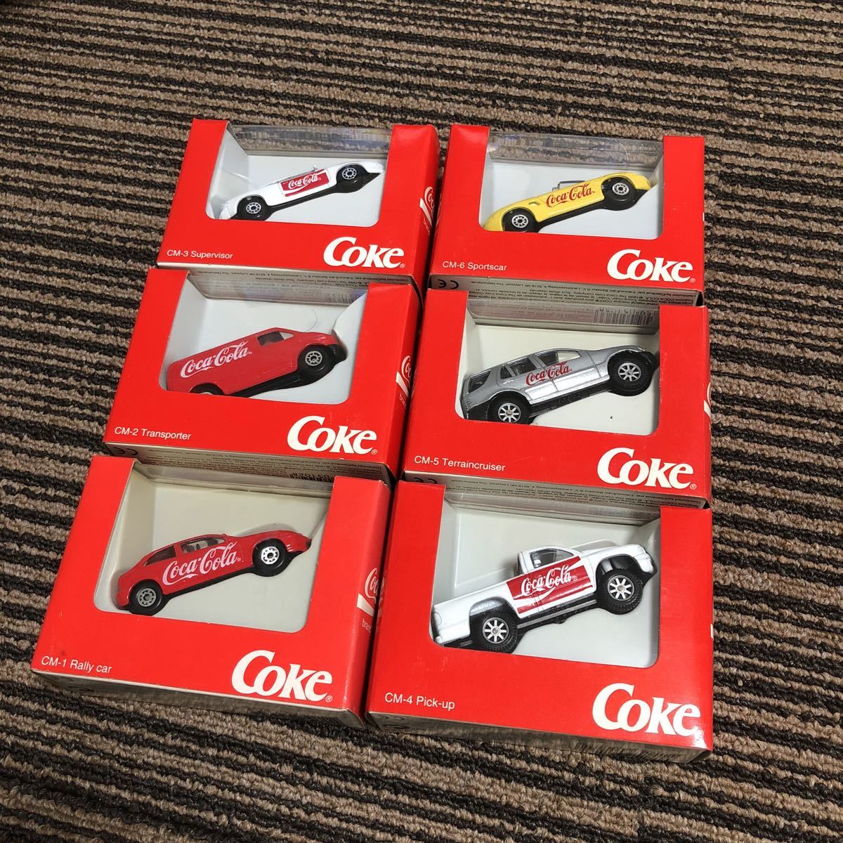 Coke brand toy vehicles コカコーラ ミニカー セット_1
