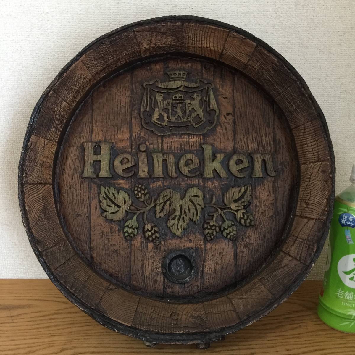 アメリカン ハイネケン Heineken : ハイネケン樽底壁掛け看板 heineken