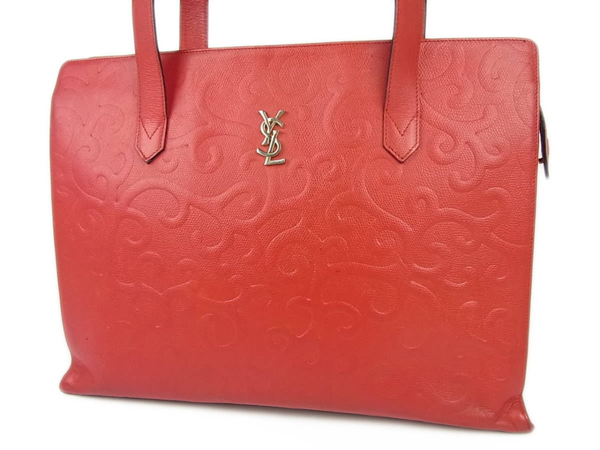 1円 イヴサンローラン YVES SAINT LAURENT ヴィンテージ YSL ロゴ 