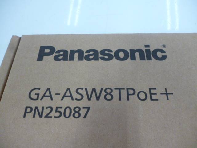 e1231 パナソニック PoE給電スイッチングハブ GA-ASW8TPoE+ PN25087 新品