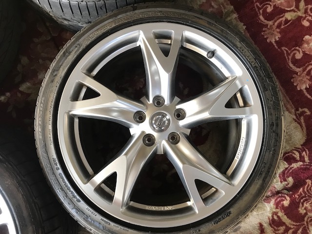 日産 フェアレディZ 34 純正ホイール 19インチ ポテンザタイヤ付き 4