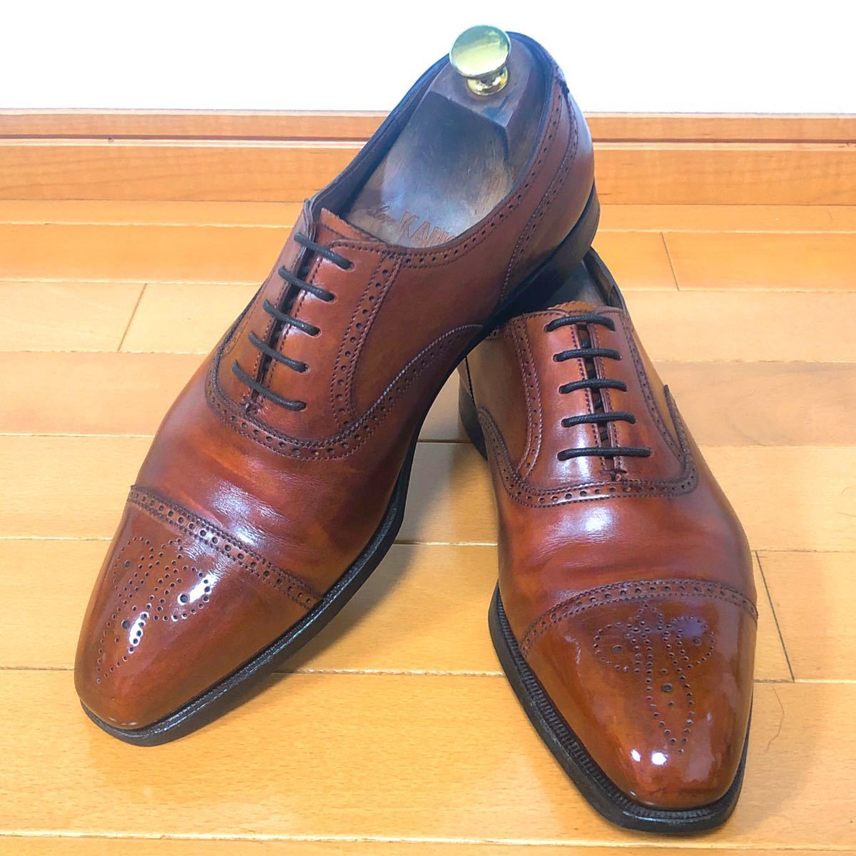 お買い得，新品 最落無し Crockett&Jones 最高級ハンドグレード クロケット＆ジョーンズ UK7 25.0 25.5cm相当 ブラウン santoni 革靴 ビジネスシューズ(7インチ)｜売買されたオークション情報、yahooの商品情報をア 靴