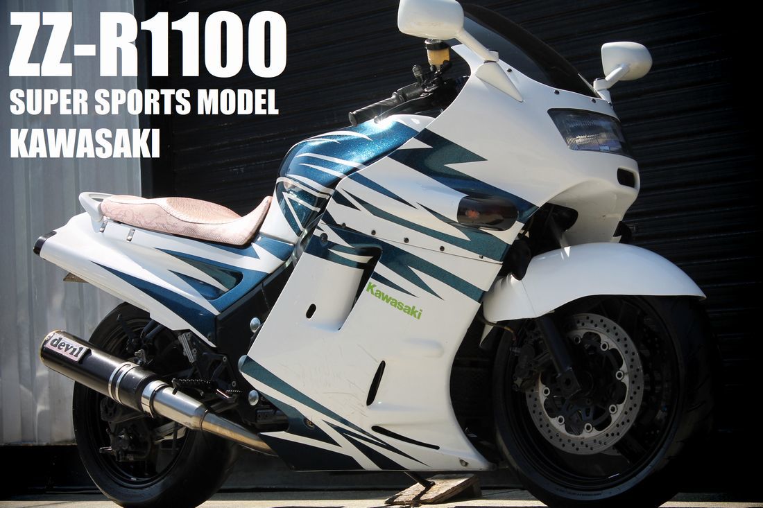☆ カスタムペイント ZZ-R1100 デビル管 カワサキ スーパースポーツ