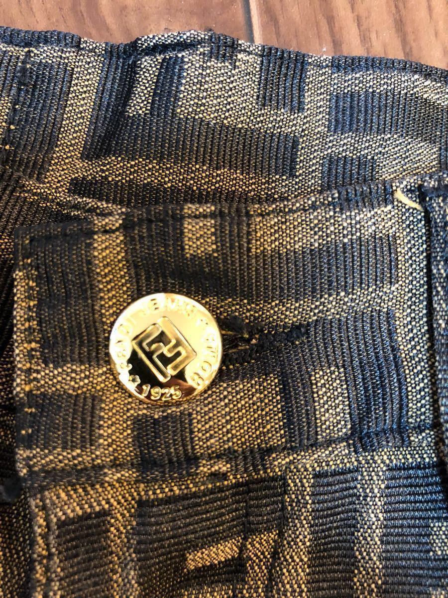 FENDI (フェンディ) ズッカ柄パンツ イタリア製 ハイブランド 