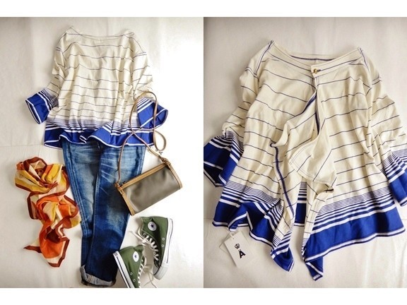 大人気，爆買い タグ付き 定価1.2万円 コットン100%後ろも可愛いゆったりワイド身幅プルオーバー(Mサイズ)｜売買されたオークション情報、yahooの商品情報をアーカイブ公開 - オークファン Mサイズ