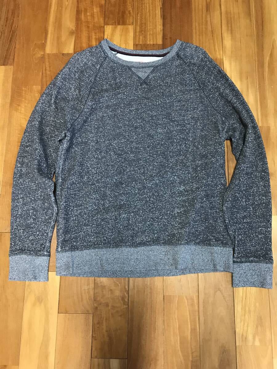 Brooks Brothers Red Fleece ラグランスウェット M グレー系 霜降り 前V ブルックスブラザーズ レッドフリース スエット トレーナー