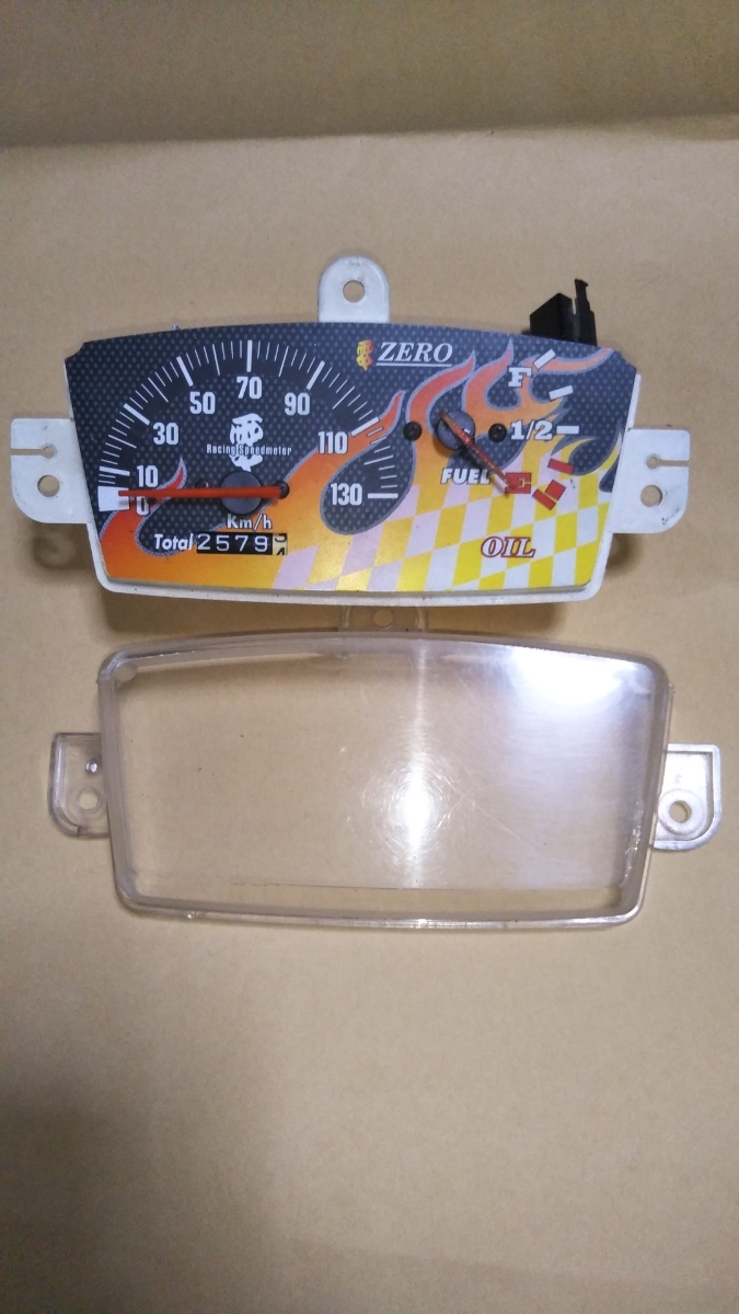 バイク ZERO スピードメーター 130km jog 3yk等