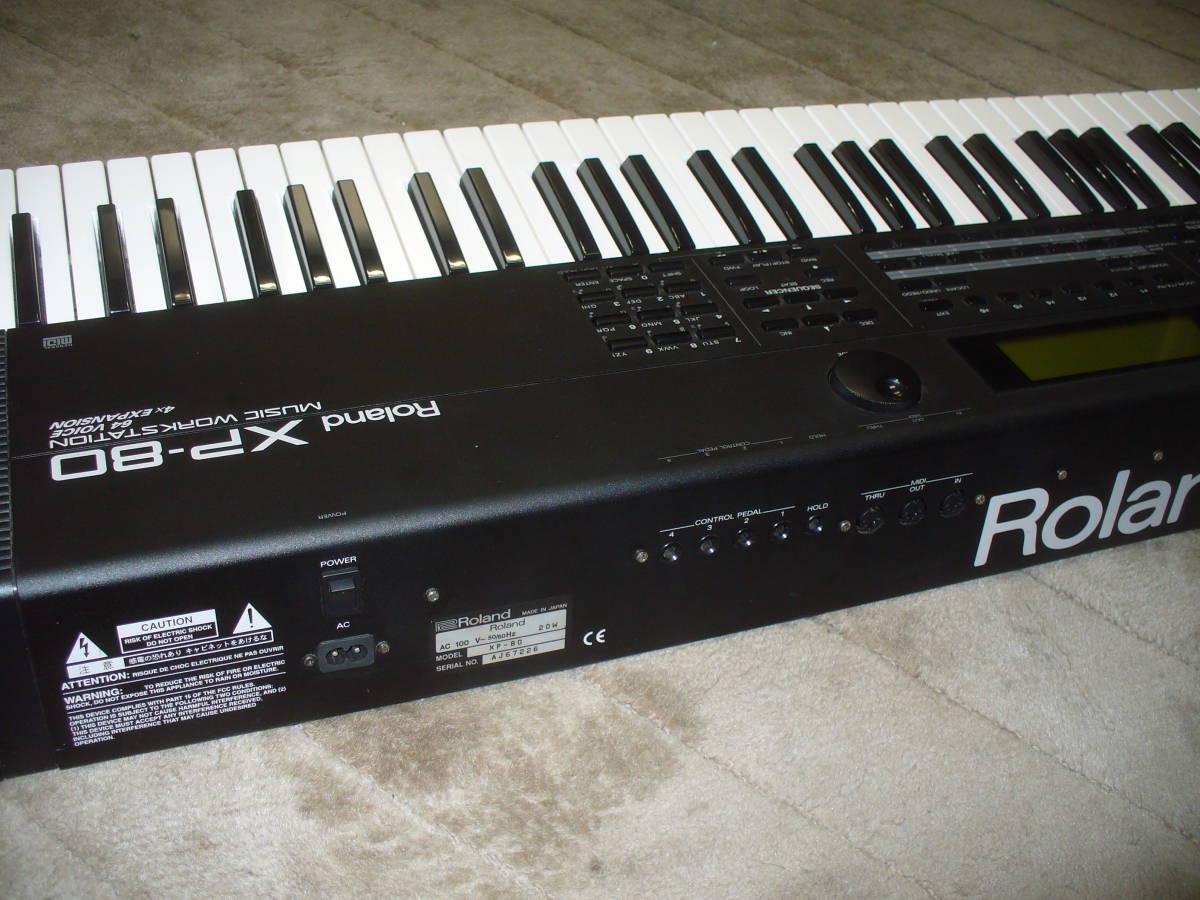 Roland　シンセサイザー　XP-80　ジャンク扱い品 Roland XP-80 シンセサイザー ジャンク品 本体のみ 公式通販 - Yahoo