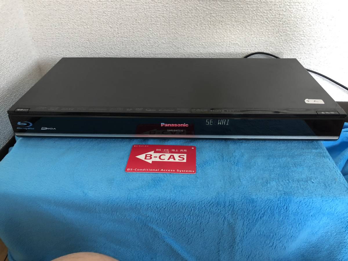Panasonic DMR-BWT510，BDレコーダー HDD動作未確認、BD再生OK，本体