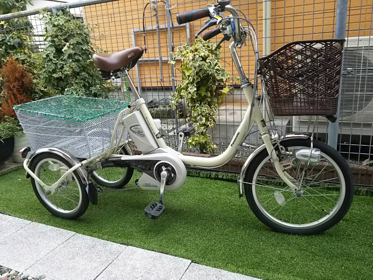 パナソニック電動アシスト三輪自転車品番BE-ENR834