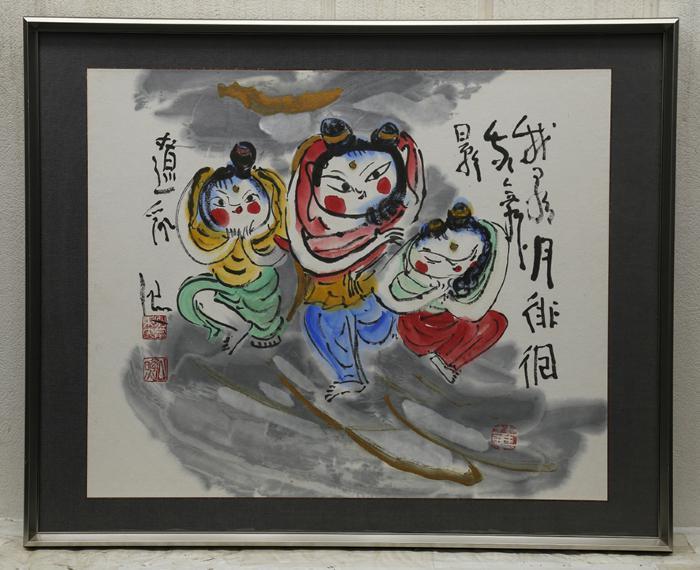 【WISH】清水公照 10号 東大寺長老 日本画 ◆時代人物傑作　[真作保証] 仏教伝道文化賞 #jp18080459BDVYy2