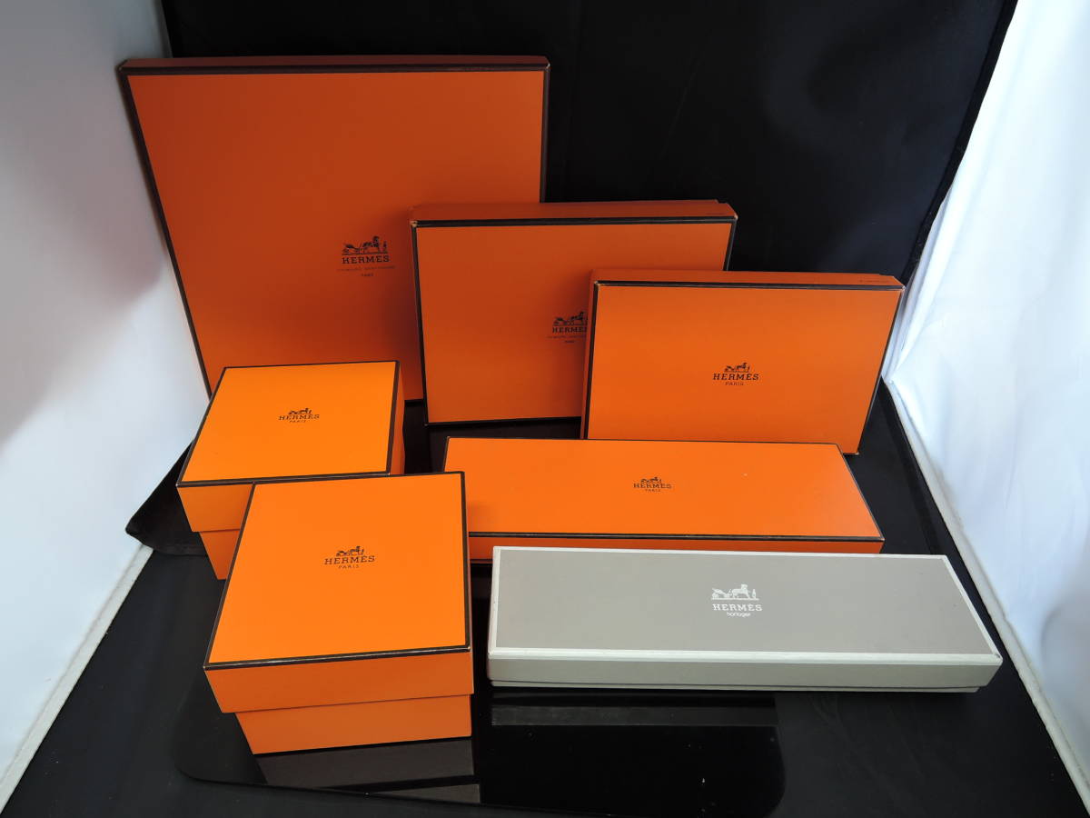 エルメス 箱 ケース 化粧箱 7個 時計 スカーフ 財布 HERMES 大量